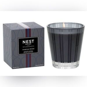 NEST Fragrances Charcoal Woods Scented Candle, New in Box